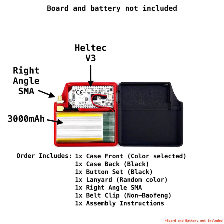 Unlimited Coverage Meshtastic Node – Pre-Configured LoRa WiFi + BLE ESP32 S3 Kit with 1100 mAh Battery & Case