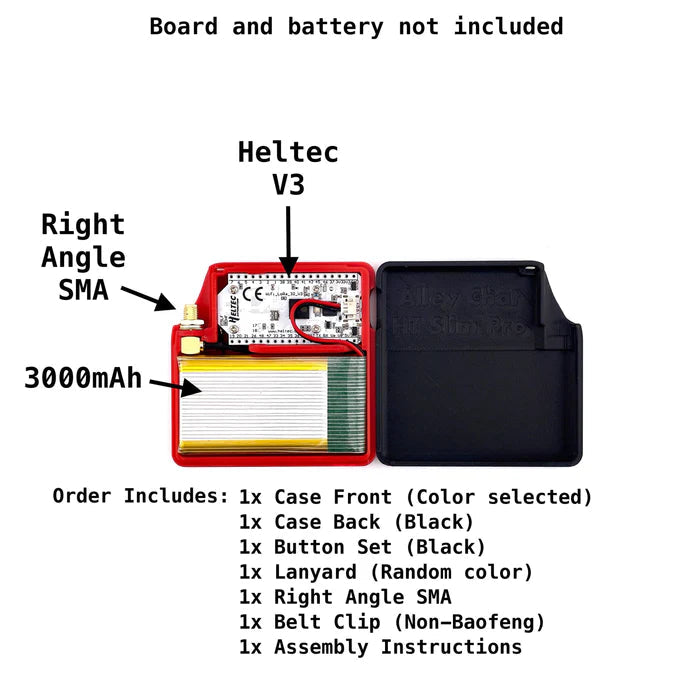 Unlimited Coverage Meshtastic Node – Pre-Configured LoRa WiFi + BLE ESP32 S3 Kit with 1100 mAh Battery & Case