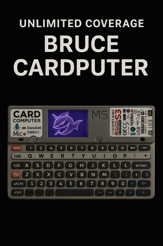 Unlimited Coverage™ BRUCE Cardputer – Portable Cybersecurity & IoT Hacking Toolkit