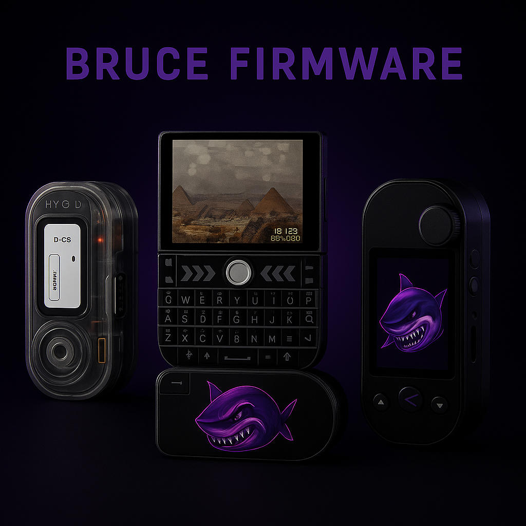 Pre-Flashed Bruce Firmware Hacking Devices – BLE Tools, HID Scripts & More