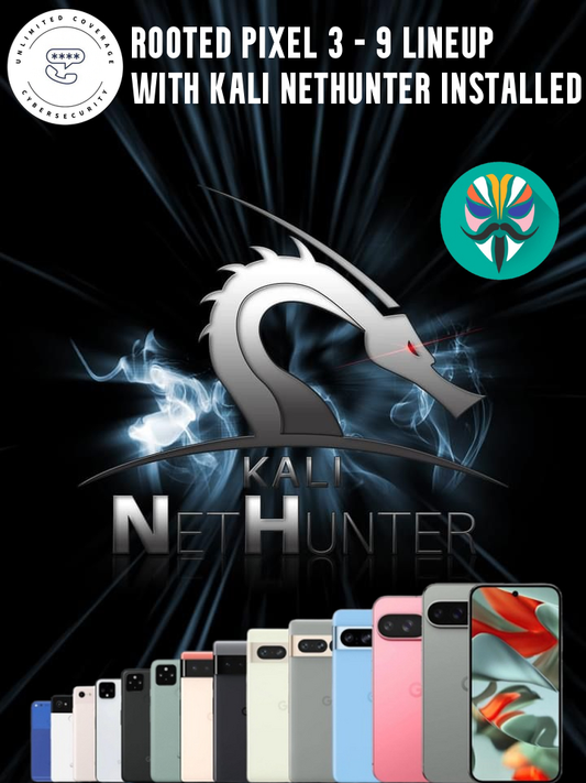 HacPhone Plus – Rooted Google Pixel (3–9 Pro) with Kali NetHunter & Magisk | Portable Mobile Pentest Lab