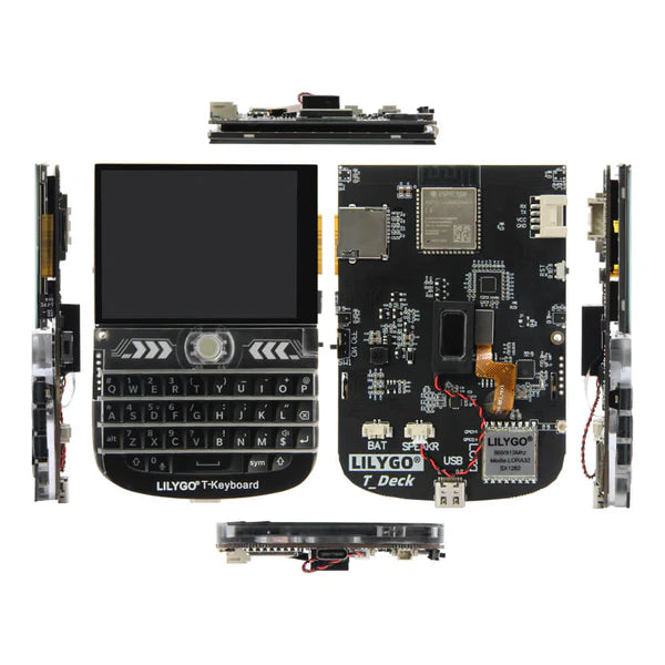 Meshtastic T-Deck LoRa Bundle - Encrypted Communication, Free Messages, New UI