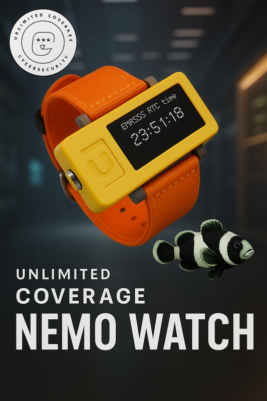 Unlimited Coverage Bruce Watch – Wearable IoT Pentesting Device | Portable Security MultiTester with BRUCE Firmware