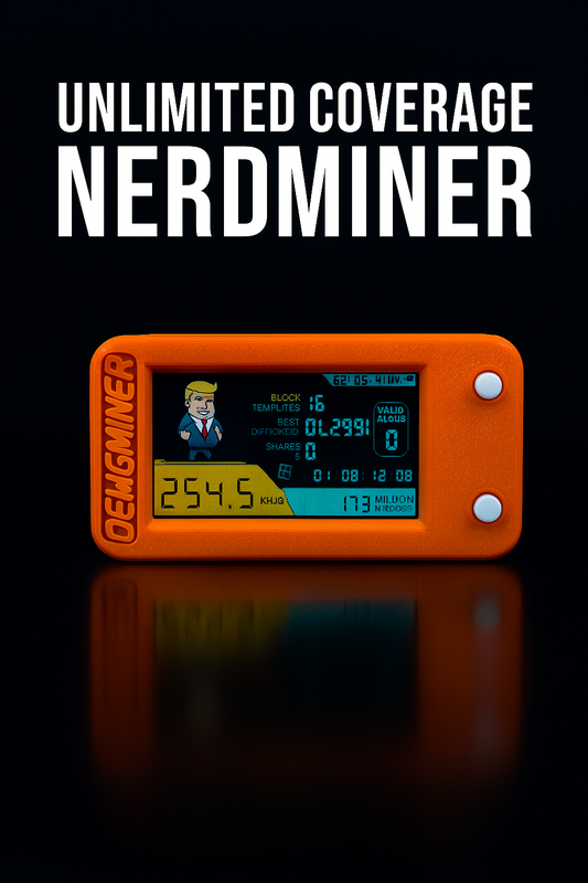 Unlimited Coverage NerdMiner – ESP32-S3 Crypto Miner with NerdMiner Firmware | DIY WiFi Bitcoin Ticker