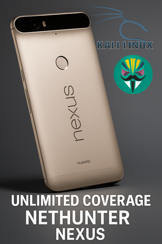 Unlimited Coverage HacPhone™ - Custom Kali Linux NetHunter Nexus 5X Pentesting Phone
