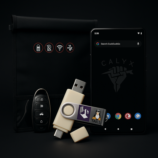 UC Privacy Kit: Pixel 7 with GrapheneOS + GhostUSB Tails + Faraday Bag | Secure Phone Bundle