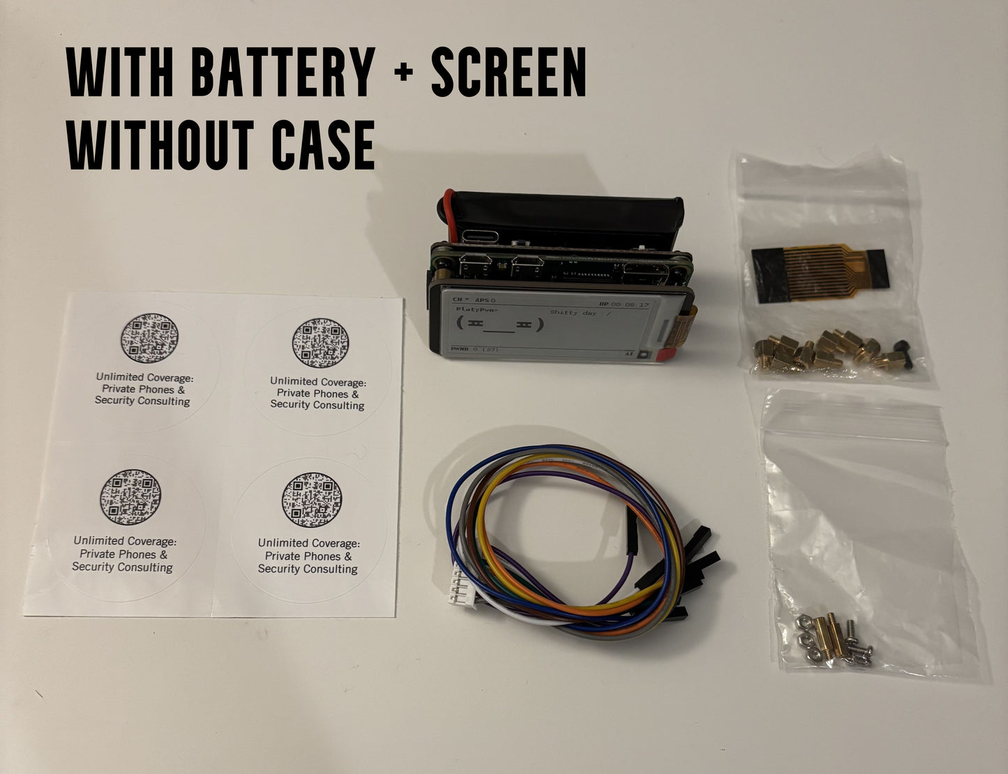 Unlimited Coverage™ Pwnagotchi — Portable AI Wi-Fi Hacking & Pentesting Device + Case (Preconfigured)