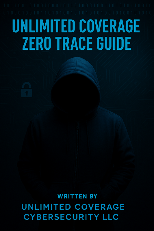 Unlimited Coverage™ Zero Trace Guide – LVL 1 Digital Anonymity & Privacy eBook
