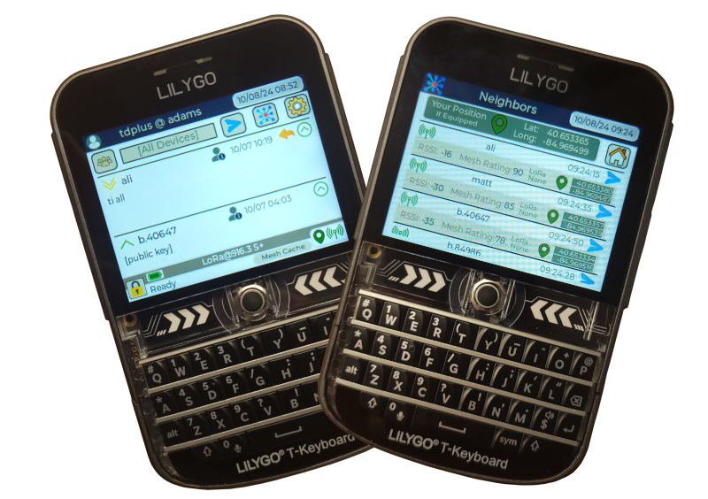 Meshtastic T-Deck LoRa Bundle - Encrypted Communication, Free Messages, New UI